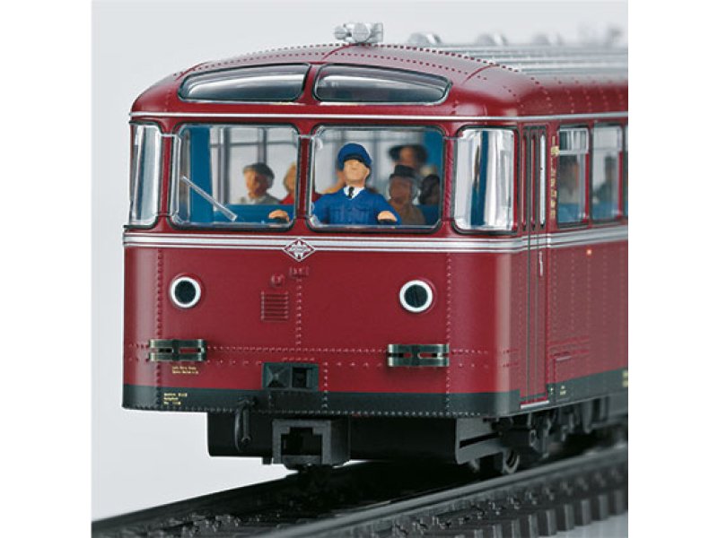 VT 95.9 mit Anhänger VB 141.2 Schienenbus VT 95.9 mit Einachshänger VB ...